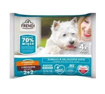 FRENDI Turkey and game pieces in a delicate sauce - wet dog food - 4x100g | DLPFNDKAM0012 | 5904316130954 | DLPFNDKAM0012