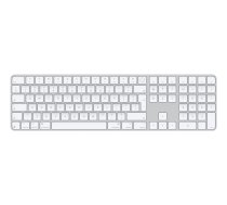 Magic Keyboard with Touch ID and Numeric Keypad for Mac models with Apple silicon - International English - White Keys | MXK73Z/A | 195949655180