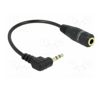 Cable; Jack 2.5mm 3pin angled plug,Jack 3.5mm 3pin socket | DELOCK-65397 | 65397