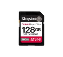 Kingston SDXC 128GB Canvas React Plus | SDR2V6/128GB | 0740617340617 | WLONONWCRARW8