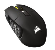 Corsair SCIMITAR ELITE WIRELESS SE Gaming Mouse - White, Optical wireless / USB 2.0 Typ A / 16 programmable buttons / 100-33'000 DPI (CH-9314011-WW) | CH-9314014-WW | 840440492252 | GAMO-1337