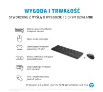HP 230 Wireless Mouse and Keyboard Combo | 4142311 | 195122117894 | WLONONWCROZEH
