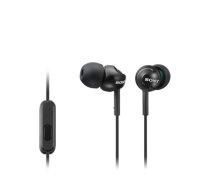 Sony In-ear Headphones EX series, Black | Sony | MDR-EX110AP | In-ear | Black | MDREX110APB.CE7 | 4905524929225
