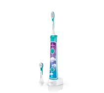Sonicare zobu birste bērniem 3+ ar bluetooth un 8 maināmiem dizainiem, zils | HX6322/04 | 8710103770237