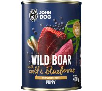 JOHN DOG Berry Line Puppy Wild boar with calf and blueberries - wet dog food - 400g | DLPJDOKAM0061 | 5903246849813 | DLPJDOKAM0061