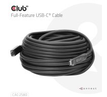CABLE USB-C 15M/M/M CAC-2580 CLUB3D | CAC-2580 | 8719214473662
