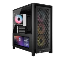 Corsair FRAME 4000D LCD RS PC korpuss, Midi-Tower, ATX, ARGB, Rūdīts stikls - melns | CC-9011326-WW | 0840440408024 | WLONONWCRPAUO