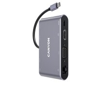 CANYON hub DS-14 8in1 4k USB-C Dark Grey | CNS-TDS14 | 5291485008673