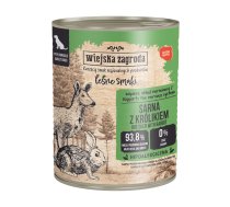 WIEJSKA ZAGRODA Leśne smaki Roe deer with rabbit - wet dog food - 800g | DLSWZAZWI0028 | 5905342297048 | DLSWZAZWI0028