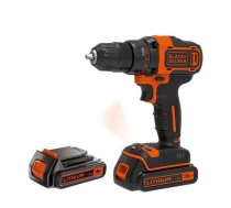 Black&Decker 18v2G DD w 400mA ch in kitbox 2 batts BDCDD186KB-QW | BLACK & DECKER | BDCDD186KB-QW | 5035048641101