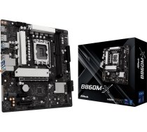 Pagrindinė plokštė B860M-X DDR5 mATX LGA1851 PCIe 4.0 USB-C 2025 | B860M-X | 4711581490406 | 1002951785