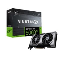 MSI VENTUS GeForce RTX 5060 TI 16G 2X OC PLUS NVIDIA 16 GB GDDR7 | RTX 5060 TI 16G VENTUS 2X OC PLUS | 4711377334471