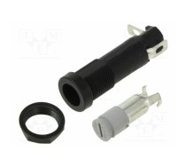 Fuse holder; 6.3x32mm; 10A; 250V; on panel; Cutout: Ø11.7mm | 03453LS1H | 03453LS1H