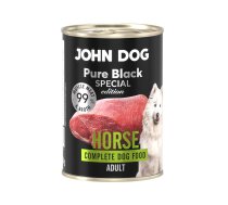JOHN DOG Pure Black Special Edition Mono Horse - wet dog food - 400g | DLPJDOKAM0079 | 5903769013340 | DLPJDOKAM0079