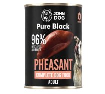 JOHN DOG Pure Black Mono Pheasant - wet dog food - 400g | DLPJDOKAM0082 | 5903769003761 | DLPJDOKAM0082