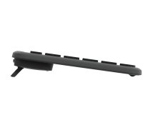 Logitech Signature Slim K950 - Tastatur - 100% - full size - kabellos - Bluetooth 5,1 LE - QWERTZ - Deutsch - Graphite (920-012451) | 920-012451 | 5099206118539 | 400251