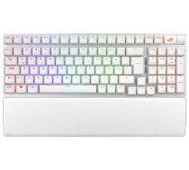 ASUS ROG Strix Scope II 96 - Tastatur - 96% - backlit - kabellos - USB, 2,4 GHz, Bluetooth 5,1 - Tastenschalter: ROG NX (hot-swappable) - weiß (90MP037A-BKDA30) | 90MP037A-BKDA30 | 4711387487075 | 21249728