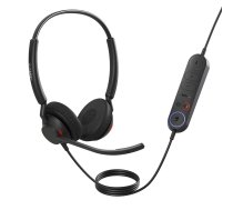 Jabra Engage 40 MS Stereo Inline Link Wired Headset, USB-A, Black | 4099-413-279 | 570699102614