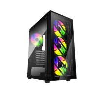 FSP CMT192 - Midi Tower - PC - Schwarz - ATX - micro ATX - Mini-ITX - SPCC - Gehärtetes Glas - Multi (POC0000156) | POC0000156 | 4713224527265 | POC0000156