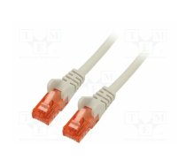 Patch cord; U/UTP; Cat 6; RJ45 plug,both sides; stranded; Cu; 1m | GOOBAY-93669 | 93669