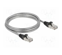 Patch cord; U/FTP; Cat 6a; RJ45 plug,both sides; Cu; 2m; LSZH | DELOCK-80109 | 80109