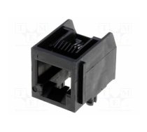 Connector: RJ12; socket; PIN: 6; Cat 3; PCB snap-in; nickel plated | MX-95009-7661 | 95009-7661