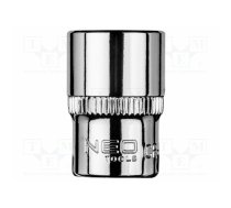Socket: 6-angles; socket spanner; HEX 12mm; 1/4" | NEO-08-452 | 08-452