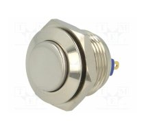 Switch: vandal resistant; Pos: 2; SPST-NO; 2A/36VDC; IP65; OFF-(ON) | V16-12H-N | GQ16H-10/J/N