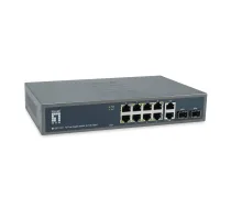 Level One LevelOne GEP-1221 tīkla pārslēgs Nepārvaldīts Gigabit Ethernet (10/100/1000) Power over Ethernet (PoE) Melns | GEP-1221 | 4015867227978 | 406413