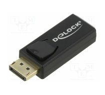 Adapter; DisplayPort plug,HDMI socket; black | DELOCK-65573 | 65573