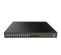 Level One LevelOne GEL-2871 tīkla pārslēgs Vadīts L2+ Gigabit Ethernet (10/100/1000) 1U Melns | GEL-2871 | 4015867228579 | 411503