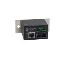 LevelOne RJ45 to ST Fast Ethernet Industrial Media Converter, Multi-Mode Fiber, 2km, -40°C to 75°C | 387850 | 4015867188156 | WLONONWCRRPFG