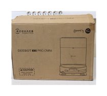 SALE OUT. Ecovacs Robotic Vacuum Cleaner | DEEBOT X9 PRO OMNI | Wet&Dry | Li-ion | 6400 mAh | Dust capacity 0.22 L | 16600 Pa | Black | DAMAGED PACKAGING, USED, DIRTY, SCRATCHED | DEEBOT X9 PRO OMNI BLACKSO | 2000001381106