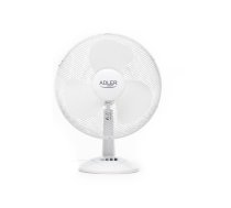 Adler | AD 7304 | Desk Fan | White | Diameter 40 cm | Number of speeds 3 | Oscillation | 45 W | AD 7304 | 5908256830783