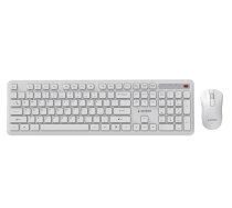 Klaviatūra un pele Gembird Desktop set Slim Pro Business wireless US White | KBS-WPS-01-W | 8716309137027