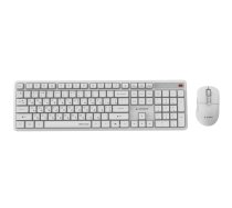 Gembird Silent key Pro Business Klaviatūra un pele RU | KBS-WMS-01-W-CYRL | 8716309137065