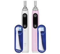 Braun Oral-B iO6 Duo Pack Elektriska Zobu Birste | iO 6 Duo WHT/PNK | 4210201381877 | AGDM-SZCZ-ORL-266