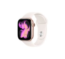 Apple Watch Series 11 GPS + Cellular 42mm Rose Gold Aluminium Case with Light Blush Sport Band - S/M | Apple | MF8E4ET/A | 195950469592