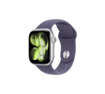 Apple Watch Series 11 GPS + Cellular 42mm Silver Aluminium Case with Purple Fog Sport Band - S/M | Apple | MF8H4ET/A | 195950470130