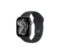 Apple Watch Series 11 GPS + Cellular 42mm Jet Black Aluminium Case with Black Sport Band - M/L | Apple | MF854ET/A | 195950468694