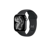 Apple Watch Series 11 GPS + Cellular 42mm Jet Black Aluminium Case with Black Sport Band - S/M | Apple | MF834ET/A | 195950468519