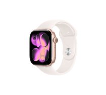 Apple Watch Series 11 GPS 46mm Rose Gold Aluminium Case with Light Blush Sport Band - S/M | Apple | MEV64ET/A | 195950463606