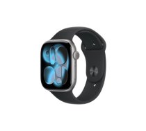 Apple Watch Series 11 GPS 46mm Space Grey Aluminium Case with Black Sport Band - S/M | Apple | MEV04ET/A | 195950463033