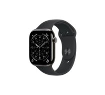 Apple Watch Series 11 GPS + Cellular 46mm Slate Titanium Case with Black Sport Band - M/L | Apple | MFD24ET/A | 195950479096