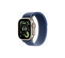 Apple Watch Ultra 3 GPS + Cellular 49mm Natural Titanium Case with Blue/Bright Blue Trail Loop - M/L | Apple | MEWU4ET/A | 195950609417