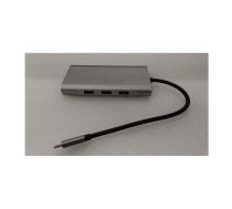 SALE OUT. Raidsonic Icy Box IB-DK4040-CPD USB Type-C Docking Station with two video interfaces | USED, REFURBISHED, WITHOUT ORIGINAL PACKAGING AND MANUALS | IB-DK4040-CPDSO | 2000001386668