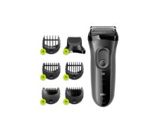 Braun Shave&Style Shaver | 3000BT Series 3 | Operating time (max) 45 min | NiMH | Black | 3000BT | 8700216735568