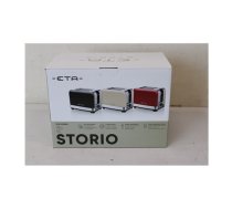 SALE OUT. ETA ETA916690040 STORIO Toaster, Power 930 W, 2 slots, Stainless steel, Beige | ETA Storio Toaster | ETA916690040 | Power 930 W | Housing material Stainless steel | Beige | DAMAGED PACKAGING | ETA916690040SO | 2000001420133