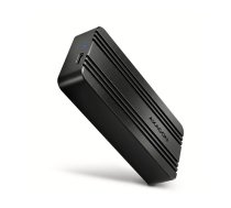External aluminum enclosure EEM2-40G USB4 Gen 3x2 M.2 NVMe SSD 40Gbps, passive cooling, USB-C cable, silicone sleeve | EEM2-40G | 8595247909473 | AIAXNOEEM240G01