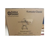 SALE OUT. TunaBone | Kamado classic 21" grill | Dark grey | DAMAGED PACKAGING AND DAMAGED BODY PAINT | TBG21GRAY-01SO | 2000001183502